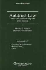 9780735564312-0735564310-Antitrust Law; Index and Tables Pamphlet 2007 Edition (Vol. I-XIV)