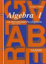 9781565771352-1565771354-Algebra 1: An Incremental Development, Teacher's Edition, 3rd Edition