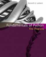 9781111822705-1111822700-Fundamentals of Python: First Programs