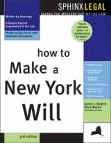 9781572484016-1572484012-How to Make a New York Will (Legal Survival Guides)