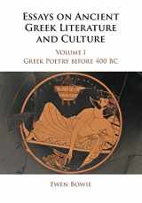 9781107692091-1107692091-Essays on Ancient Greek Literature and Culture (Essays on Ancient Greek Literature and Culture 3 Volume Paperback Set)