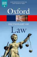 9780192897497-0192897497-A Dictionary of Law (Oxford Quick Reference)