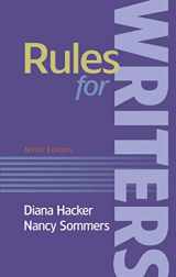 9781319292249-1319292240-Rules for Writers Ninth Edition (Custom Edition)