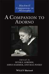9781119146919-1119146917-A Companion to Adorno (Blackwell Companions to Philosophy)