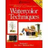 9780891342892-0891342893-Tony Couch Watercolor Techniques, Workbook 1: Trees, Barn, Weathered Wood