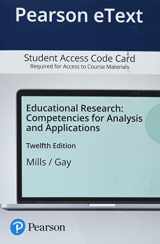 9780136941064-0136941060-Educational Research: Competencies for Analysis and Applications -- Pearson eText