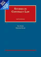 9781634606776-1634606779-Studies in Contract Law (University Casebook Series)