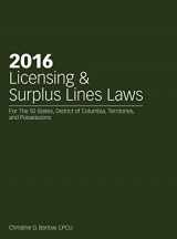 9781941627761-1941627765-2016 Licensing & Surplus Lines Laws