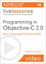 9780321669513-0321669517-Programming in Objective-c 2.0: Live Lessons: Part I: Language Fundamentals