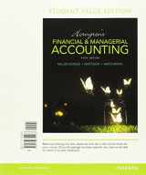 9780133851267-0133851265-Horngren's Financial & Managerial Accounting, Student Value Edition