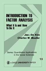 9780803911659-0803911653-Introduction to Factor Analysis: What It Is and How To Do It (Quantitative Applications in the Social Sciences)