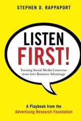 9780470935514-0470935510-Listen First!: Turning Social Media Conversations Into Business Advantage