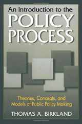 9780765604187-0765604183-An Introduction to the Policy Process: Theories, Concepts and Models of Public Policy Making