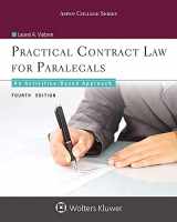 9781454879572-1454879572-Practical Contract Law for Paralegals: An Activities-based Approach (Aspen College Series)