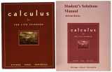 9780321481238-0321481232-Calculus for the Life Sciences & Student Solutions Manual for Calculus for the Life Sciences Package