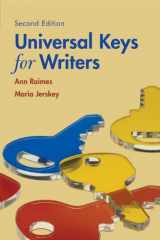 9781428285859-1428285857-Bundle: Universal Keys for Writers (with 2009 MLA Update Card), 2nd + Enhanced InSite Printed Access Card for Handbook