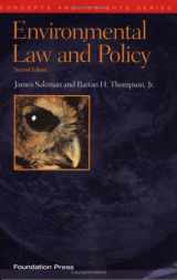 9781599410883-1599410885-Environmental Law and Policy, Second Edition (Concepts and Insights Series)