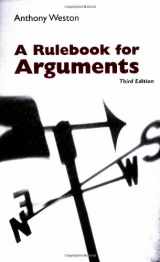 9780872205529-0872205525-A Rulebook for Arguments