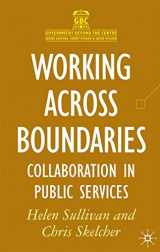 9780333961506-0333961501-Working Across Boundaries: Collaboration in Public Services
