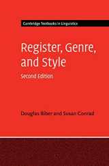 9781108426527-1108426522-Register, Genre, and Style (Cambridge Textbooks in Linguistics)