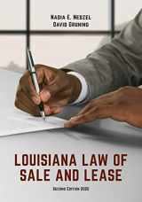 9781600425158-1600425151-Louisiana Law of Sale and Lease: Cases and Materials, Second Edition