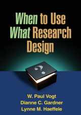 9781462503537-1462503535-When to Use What Research Design