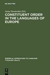 9783110151527-3110151529-Constituent Order in the Languages of Europe (Empirical Approaches to Language Typology [EALT], 20-1)