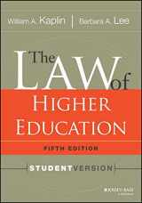 9781118755860-1118755863-The Law of Higher Education, 5th Edition: Student Version