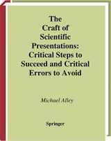 9780387955551-0387955550-The Craft of Scientific Presentations: Critical Steps to Succeed and Critical Errors to Avoid