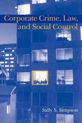 9780521589338-0521589339-Corporate Crime, Law, and Social Control (Cambridge Studies in Criminology)