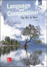 9780076919321-0076919323-Muller, Language and Composition: The Art of Voice, 2019, 2e, (AP Ed), Student Edition (A/P ENGLISH LITERATURE)