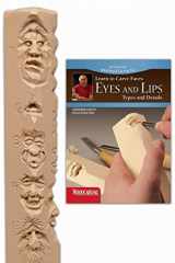 9781565235793-1565235797-Eyes and Lips Study Stick Kit (Learn to Carve Faces with Harold Enlow): Learn to Carve Eyes and Lips Booklet & Lips Study Stick (Fox Chapel Publishing) High-Quality Resin & Step-by-Step Instructions