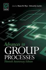 9781781909768-1781909768-Advances in Group Processes: 30th Anniversary edition