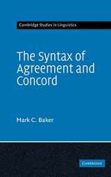 9780521855471-0521855470-The Syntax of Agreement and Concord (Cambridge Studies in Linguistics, Series Number 115)
