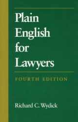 9780890899946-0890899940-Plain English for Lawyers
