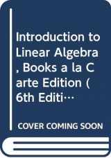 9780321656728-0321656725-Introduction to Linear Algebra, Books a la Carte Edition (6th Edition)
