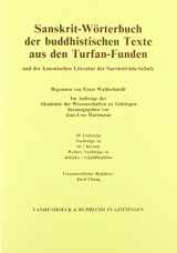 9783525310564-3525310560-Sanskrit-Worterbuch der buddhistischen texte aus den Turfan-Funden: Nachtrage Zu Tri / Hri-dhana. Weitere Nachtrage Zu Akalaka / Tyagadhisthana ... der Sarvastivada-Schule, 29) (German Edition)