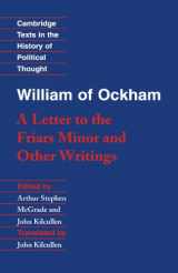 9780521358040-0521358043-William of Ockham: 'A Letter to the Friars Minor' and Other Writings (Cambridge Texts in the History of Political Thought)