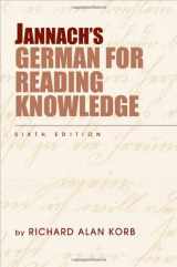 9781413033496-1413033490-Jannach’s German for Reading Knowledge (World Languages)