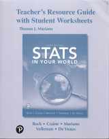 9780135166086-013516608X-Teacher's Resource Guide with Student Worksheets, Stats in Your World, Third Edition, 9780135166086, 013516608X, c.2020