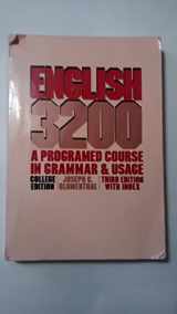 9780155227118-0155227114-English 3200: A Programmed Course in Grammer & Usage. College Edition: A Programmed Course in Gramma