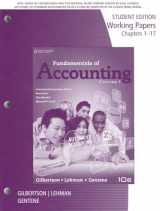 9781111581442-1111581444-Working Papers for Gilbertson/Lehman/Gentene's Fundamentals of Accounting: Course 1, 10th