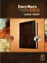 9781496447913-1496447913-Every Man’s Bible NLT, Large Print, Deluxe Explorer Edition (LeatherLike, Rustic Brown, Indexed)