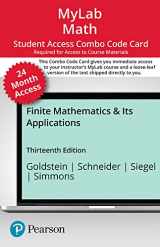 9780137616848-0137616848-Finite Mathematics & Its Applications -- MyLab Math with Pearson eText + Print Combo Access Code