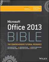9781118488096-1118488091-Office 2013 Bible: The Comprehensive Tutorial Resource