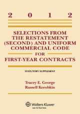 9781454827191-145482719X-2012 Selections from the Restatement (Second) and Uniform Commercial Code for First-Year Contracts