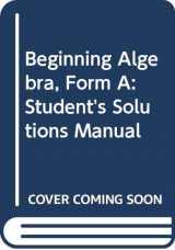 9780070630192-0070630194-Beginning Algebra, Form A: Student's Solutions Manual