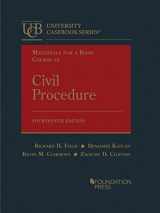 9781636598093-1636598099-Materials for a Basic Course in Civil Procedure (University Casebook Series)