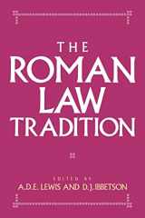 9780521033466-0521033462-The Roman Law Tradition