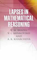 9780486409184-048640918X-Lapses in Mathematical Reasoning (Dover Books on Mathematics)